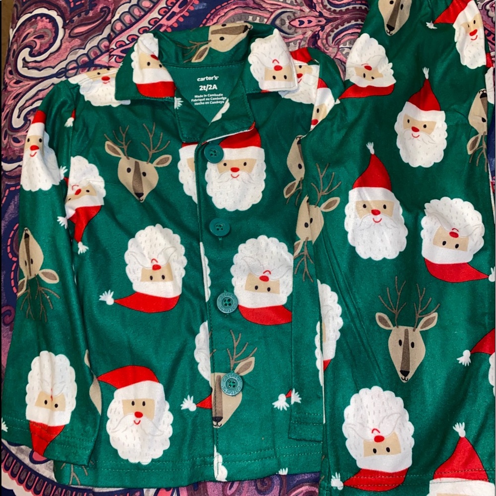 Todller Christmas pajamas 😊😊😊